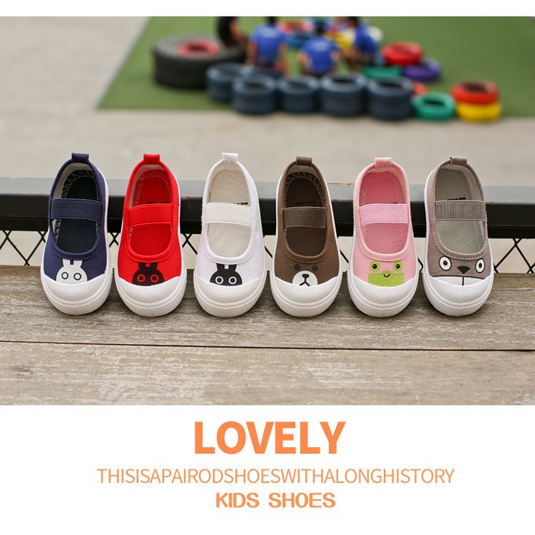 [LOGU] Sepatu slip on anak, Sepatu model tali anak, Sepatu kartun