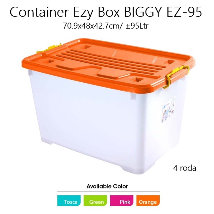 Kirim Instant/Sicepat Gokil/Shopee Express Container Box Ezy EZ-95 95Liter