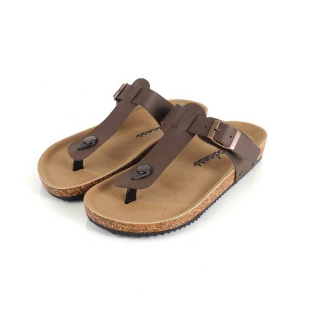 DISC 50% SANDAL KULIT GOODNESS YOUTH BROWN