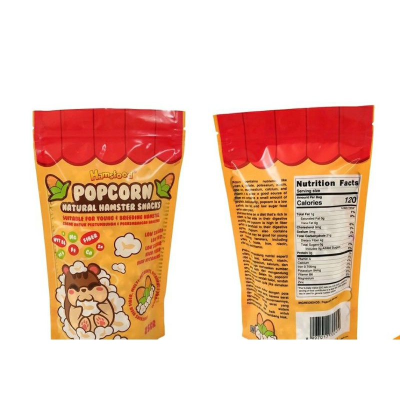 Makanan Hamster Popcorn / Hamsfood Pop Corn