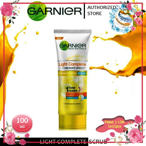 Skin Care Garnier Light Complete White Speed Scrub - 100ml (Paket 1Lsn)
