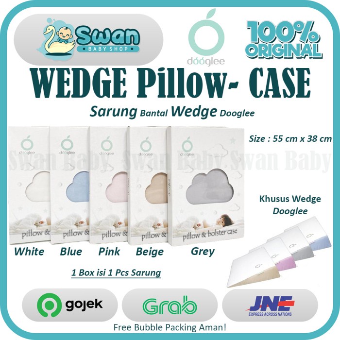 Dooglee Case Wedge Pillow / Sarung Wedge / Doogle