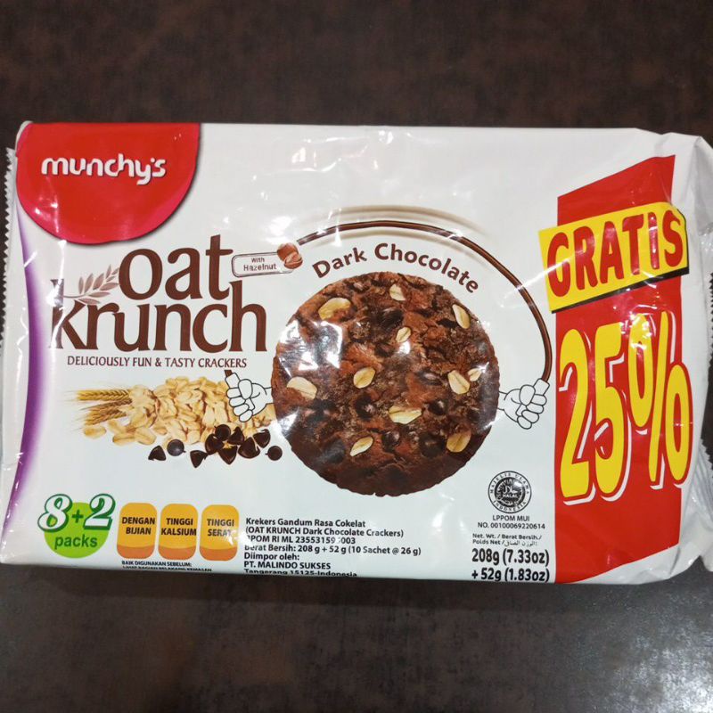

Oat Krunch Dark Chocolate With Hazelnut