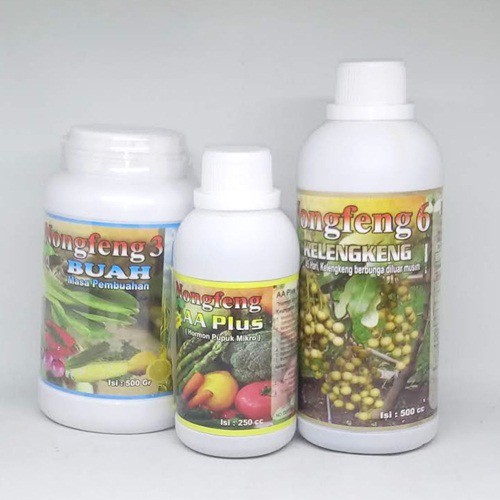 Pupuk Booster Kelengkeng Nongfeng (NF Kelengkeng + AA Plus + NF Buah)