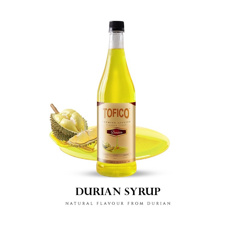 

Tofico Durian syrup Natural Flavour 1 liter