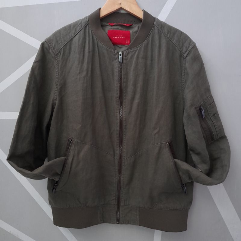 JAKET BOMBER ZARA SECOND VINTAGE ORIGINAL