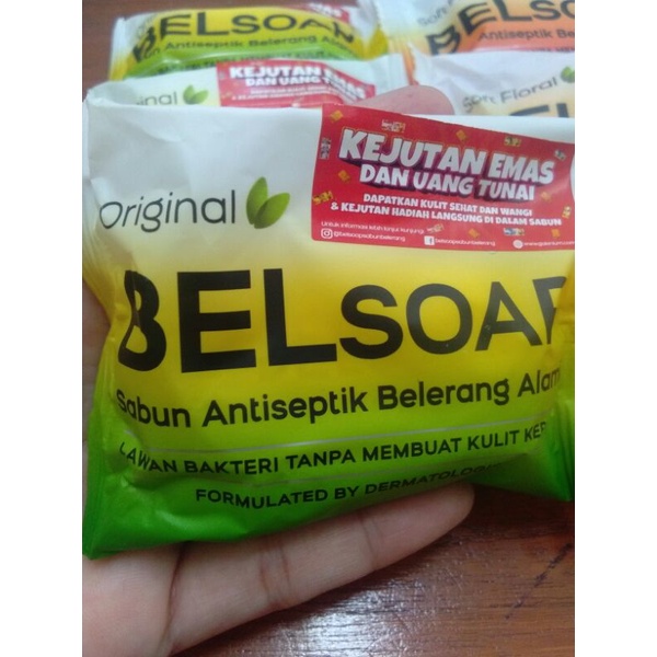 Belsoap sabun belerang / sulfur 65g