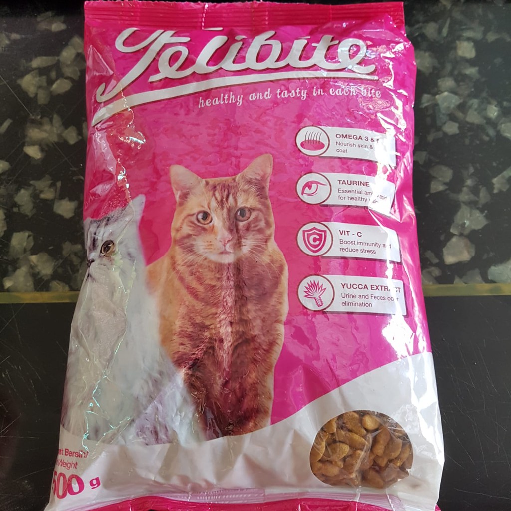 Felibite 500 gram Fresh Pack Dry Cat Food Makanan Kering Kucing Dewasa