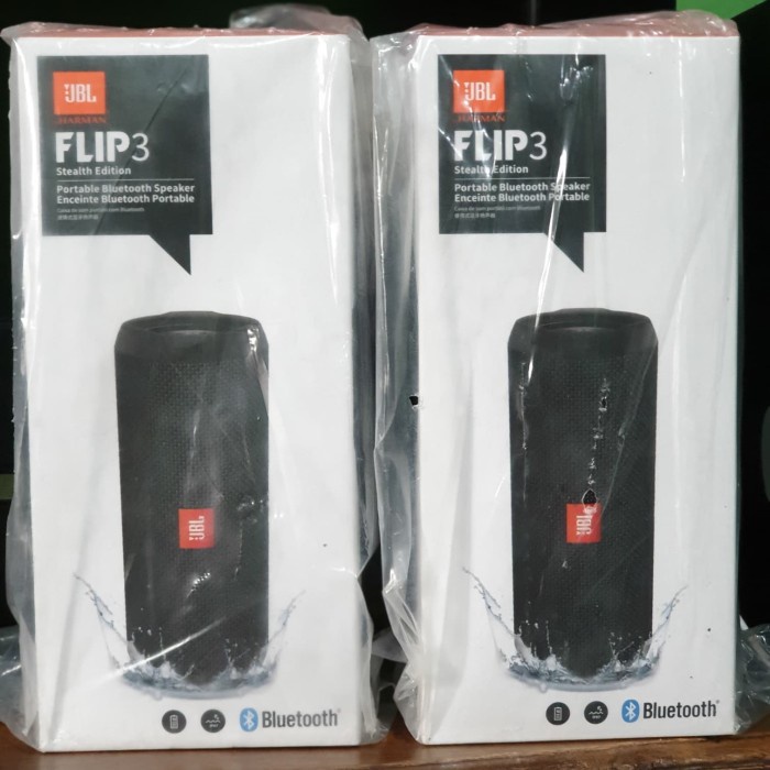 Speaker Jbl - Jbl Flip 3 Splashproof Portable Bluetooth Speaker - Original