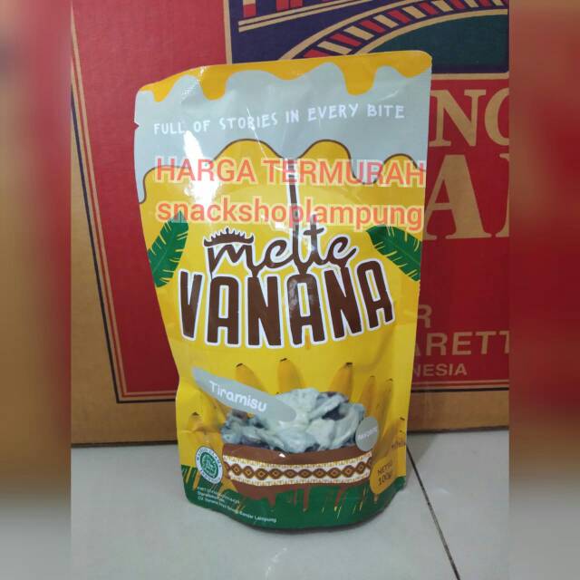 TERMURAH Keripik Pisang Melte Vanana best seller lampung 120gr