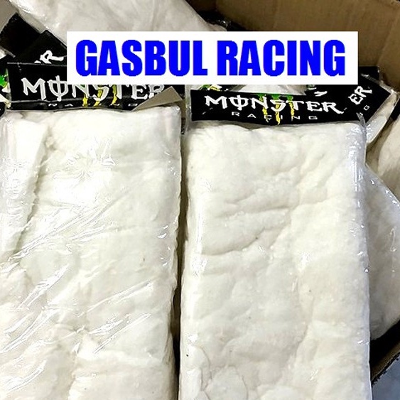 [COD] Glaswol Gasbul Racing MONSTER Anti Panas Glaswol Glasswool Peredam Knalpot Serat Fiber