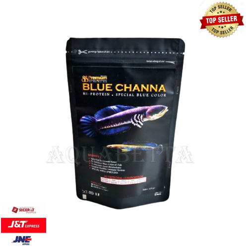 Pelet Ikan 88 Premium Blue Channa Fish Food Pakan Ikan Tropis