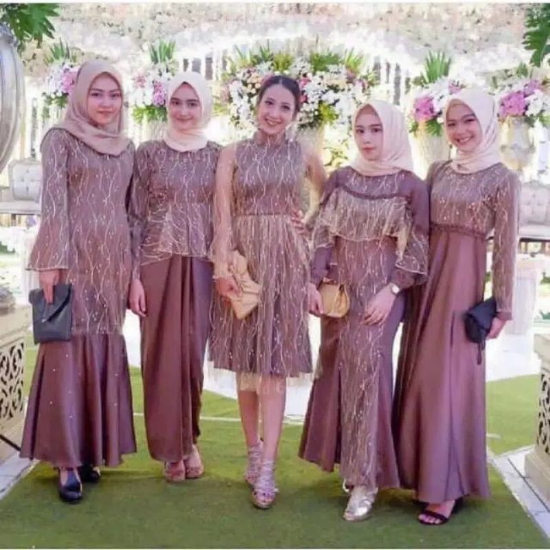 MURAH!! KAIN BAHAN TILE AKAR MUTIARA (SERAGAM BRIDESMAID ) / SERAGAN KELUARAGA/ SWRAGAM WISDA/SERAGAM WEDING.