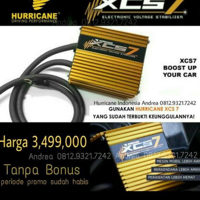 Hurricane XCS 7 FREE xcsR Mtr Gransi 7thn ORI XCS7 XCS5 XCS 5 XCS3 ECU