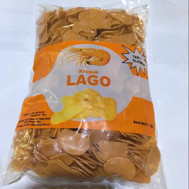 

KRUPUK UDANG CAP LAGO 1kg