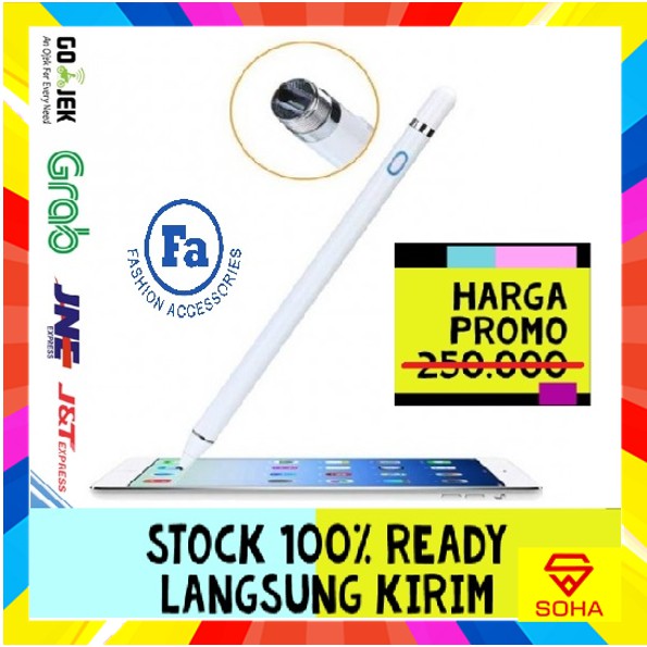 STY-001 Stylus Pen Drawing Universal Ujung Lancip Active Touch Screen Rechargeable Capacitive