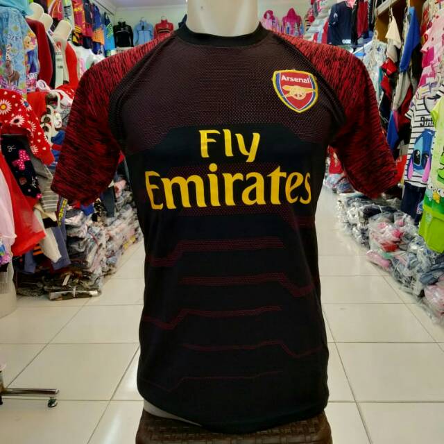 Jersey arsenal hitam ukuran tanggung