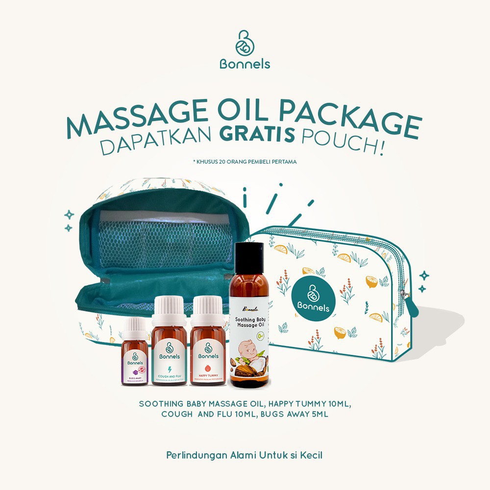 PAKET MASSAGE OIL (Soothing Massage Oil + 3 Oil Bonnels)