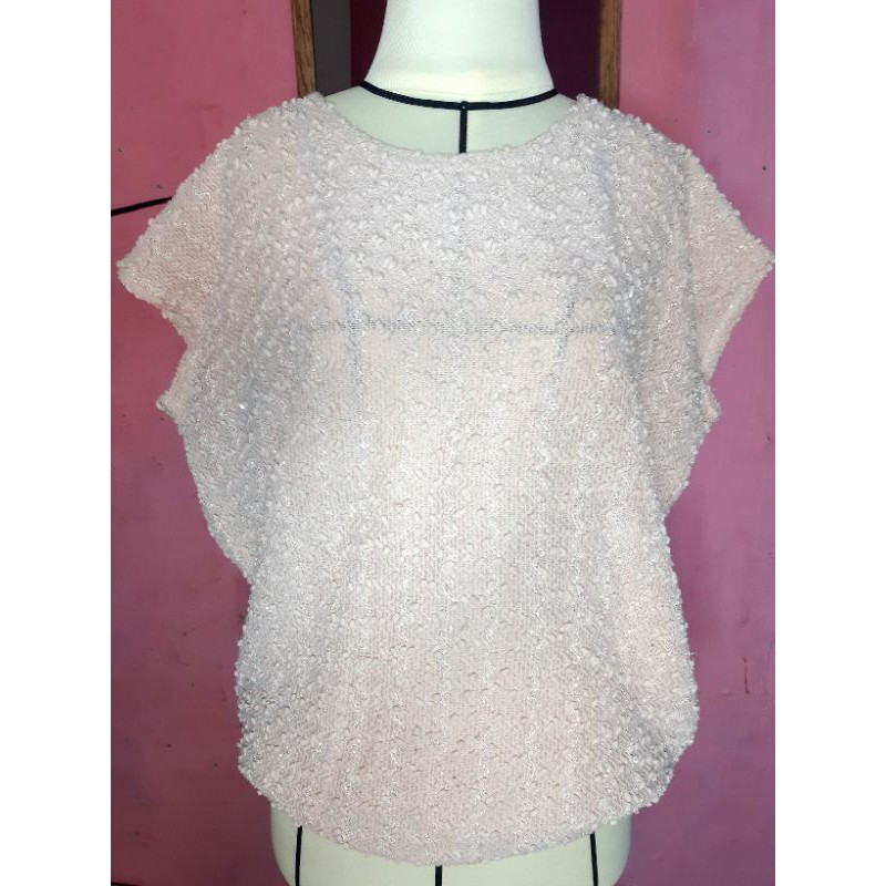 Atasan import murah baju murah cardigan rajut katun blouse kaos import B