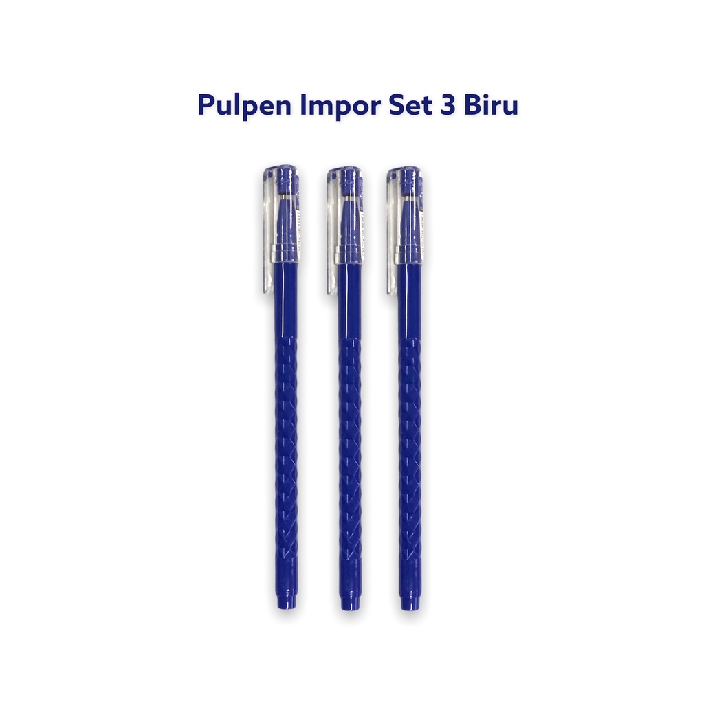 

Pulpen Impor Ballpoint Styno Tip 0.7 mm Diamond barel Tinta Hitam Biru Semi gel #st-9035 s3 – Jual Set (isi 3)SHAGB