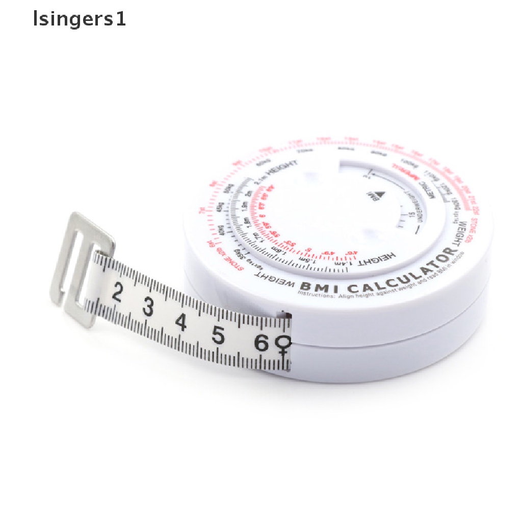 (lsingers1) Bmi Meteran Pengukur Badan Retractable 150cm