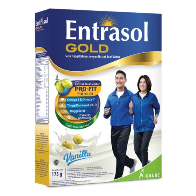 

Susu Entrasol gold rasa vanilla 170g