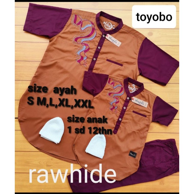 koko couple,koko couple ayah & anak,koko bordir