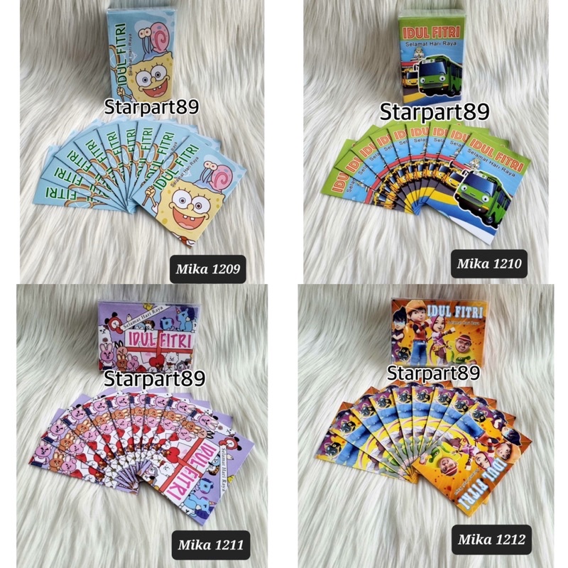 

AMPLOP / ANGPAO LEBARAN HARI RAYA IDUL FITRI MIKA ISI 50 LEMBAR MURAH