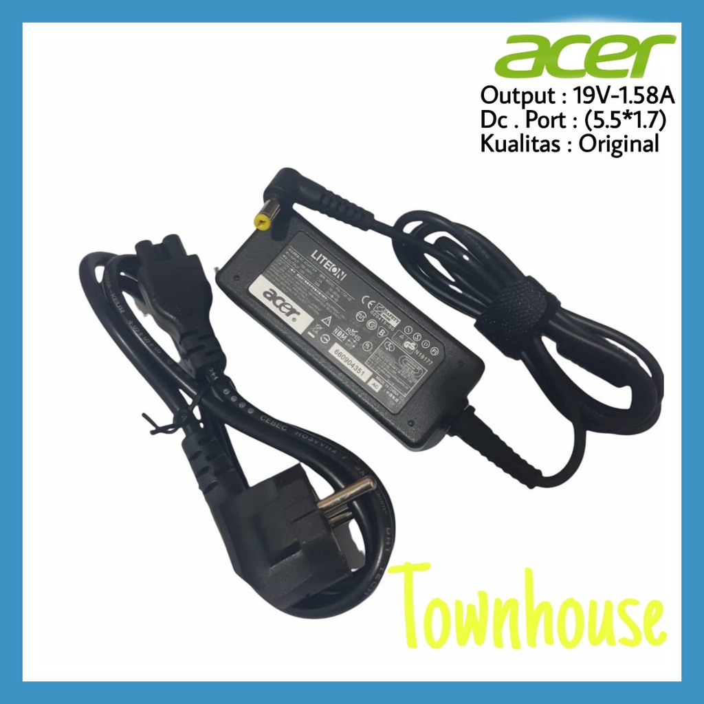 Adaptor Charger Casan Laptop Original Acer Aspire 14 Z1401 Z1402 19V 1.58A