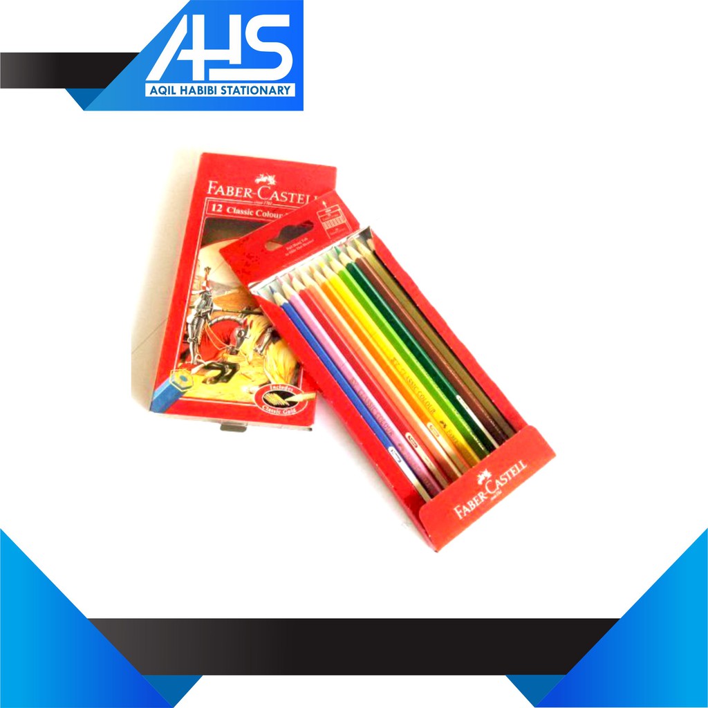 

pensil warna isi 12 warna faber castell panjang