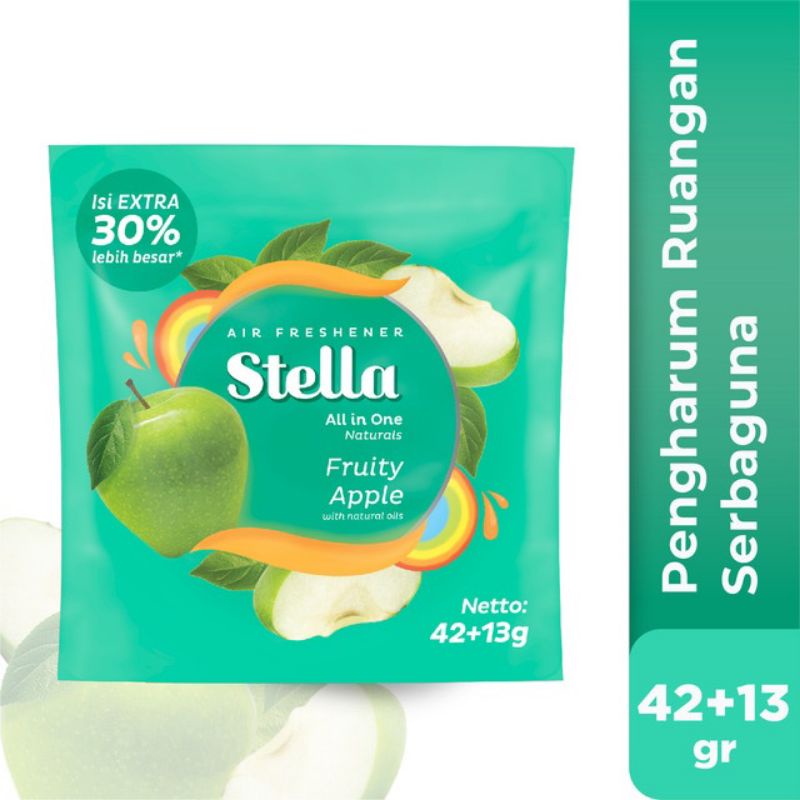 STELLA AIO NATURALS FRUITY APPLE 42+13G - ED 05/2025