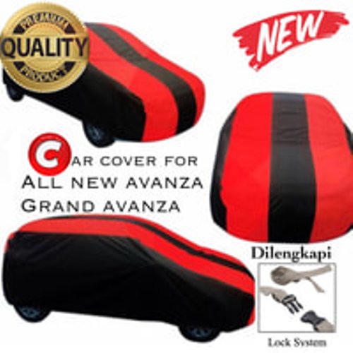 SELIMUT MOBIL ALL NEW AVANZA FNEW WARNA HITAM MIX MERAH SELIMUT MOBIL ALL NEW AVANZA FNEW WARNA HITAM MIX MERAH