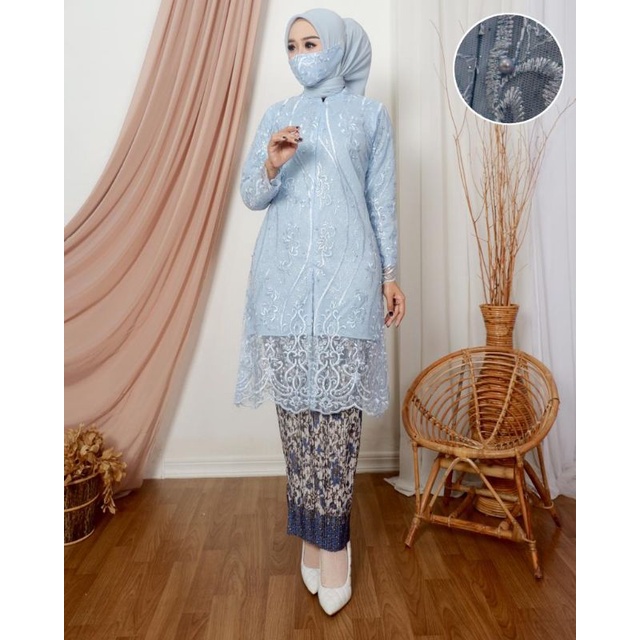 Kebaya Tunik / Tunik Tulle / Kebaya Modern / Kebaya tile / Kebaya Favorite / Batik Couple