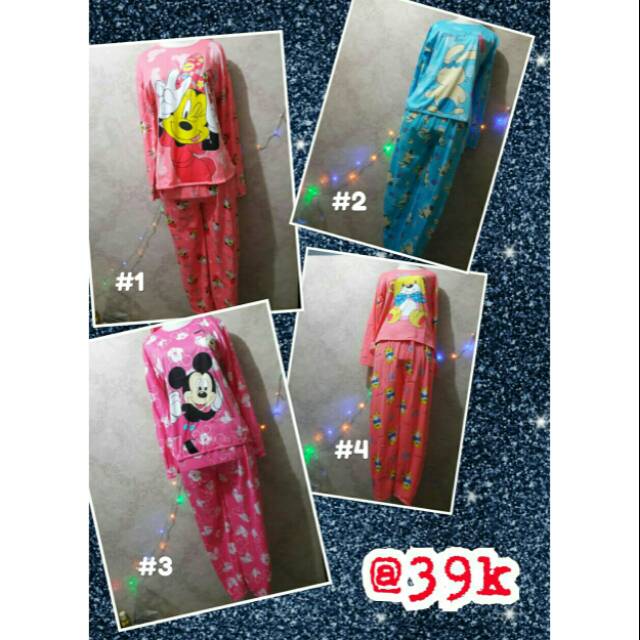 Baju Tidur Wanita Korea Piyama Dewasa Motif