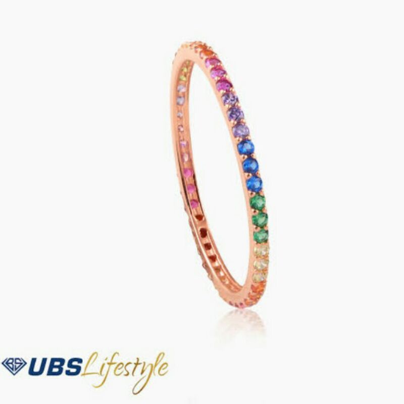 Cincin Emas Rainbow