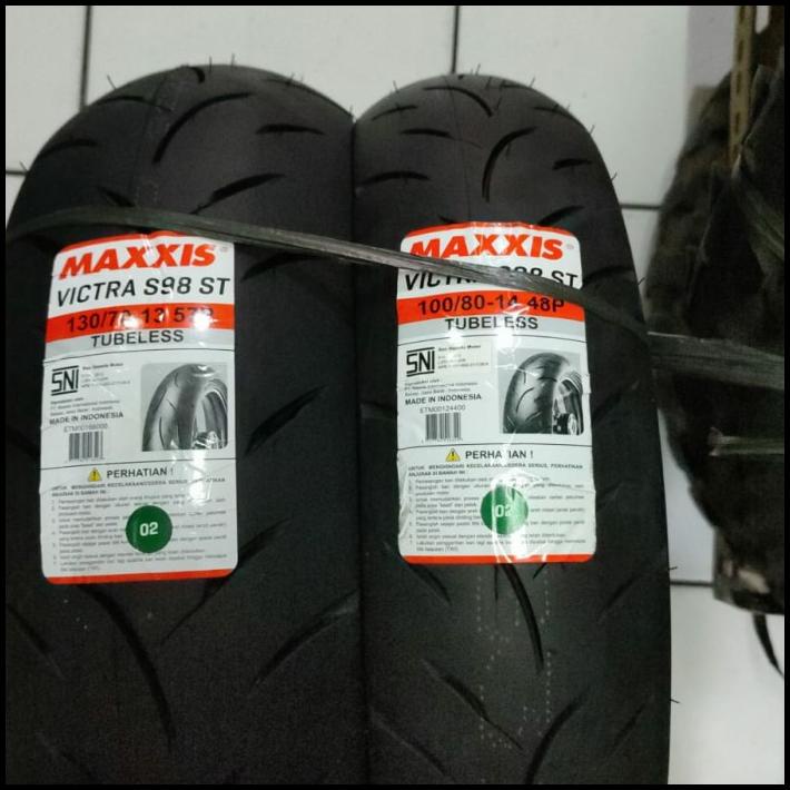 Maxxis Victra 100/80-14 + 130/70-13