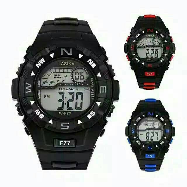 Jam Tangan Unisex Pria Sporty Lasika Anti Air F-77