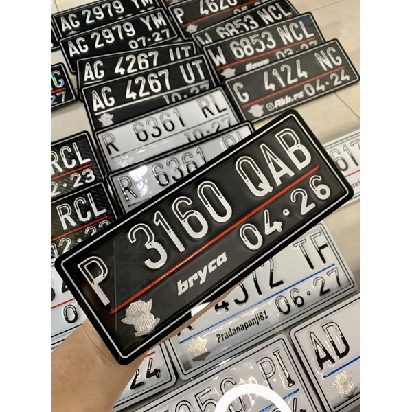 PLAT NOMOR MOTOR MIKA