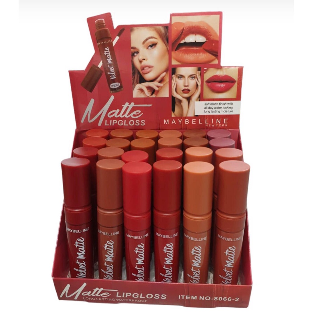 [6PCS] LIPCREAM VELVET MATTE MAYBELLINE 6080-1