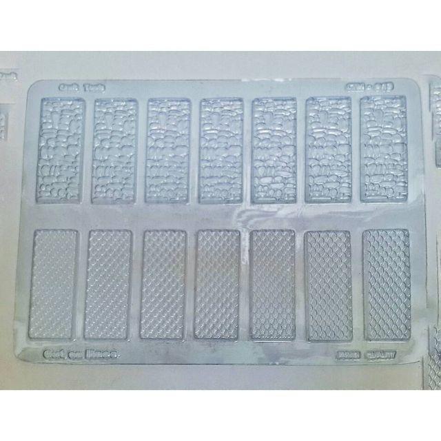 Cetakan Coklat Wafer Sirip Ikan Batu Ctm 13