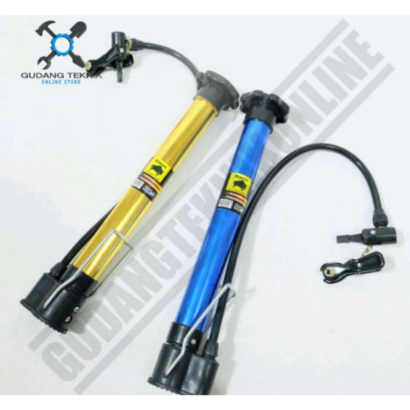 BISON 8818A / Pompa Sepeda Tabung Mini Hand Pump Pompa Angin Ban Motor Portable / pompa angin murah 