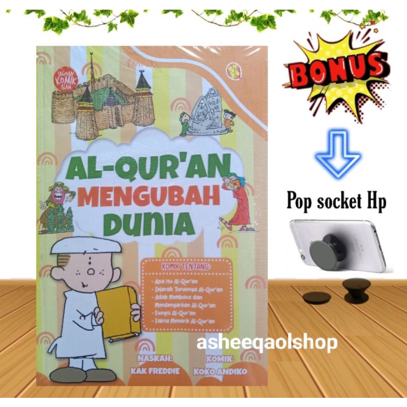 Buku Cerita Anak Alquran Mengubah Dunia / Komik anak