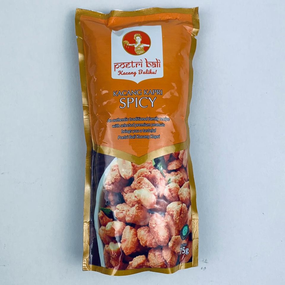 POETRI BALI KACANG KAPRI SPICY 75g