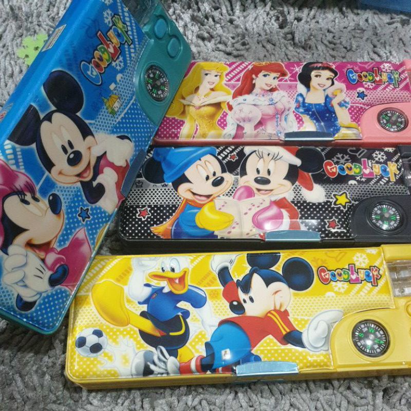 

Kotak Pensil Magnet, Rautan+Laci Mini Otomatis