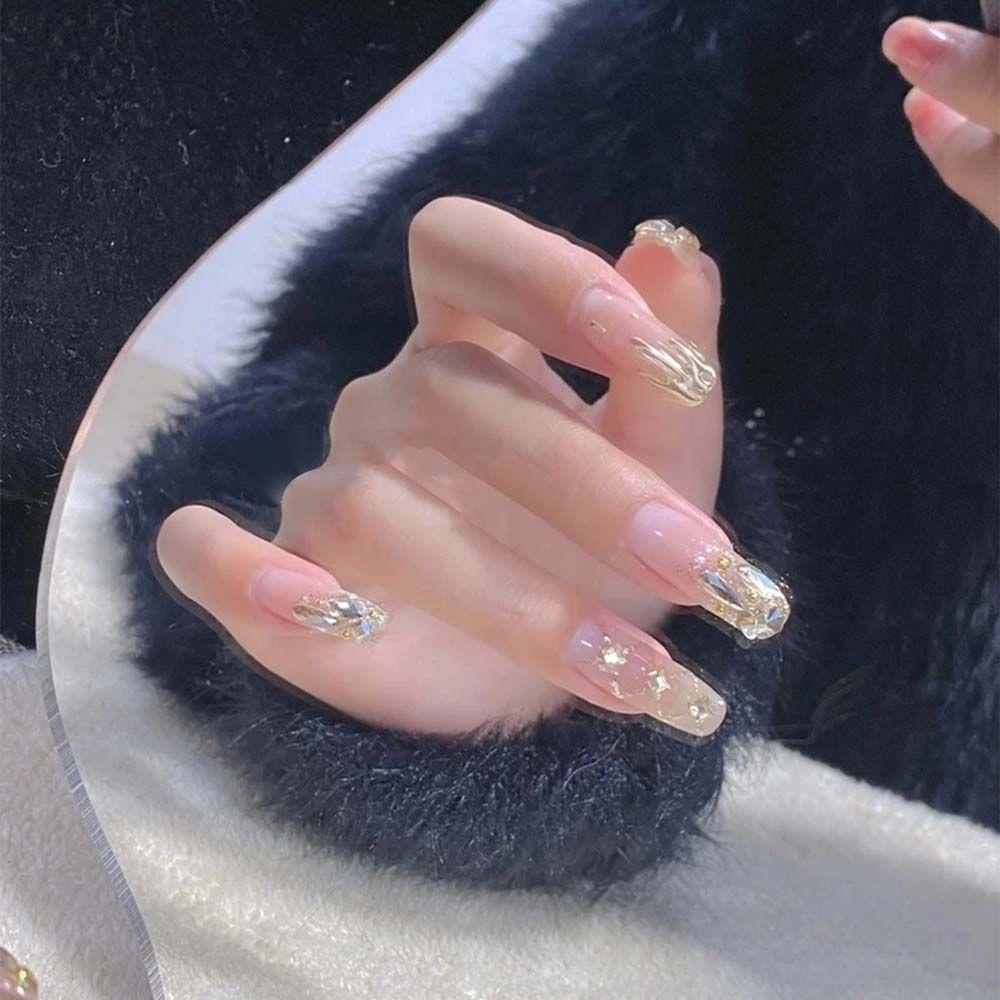 Mxbeauty 6 Sekat / Kotak Payet / Kaca Warna-Warni Untuk Dekorasi Nail Art