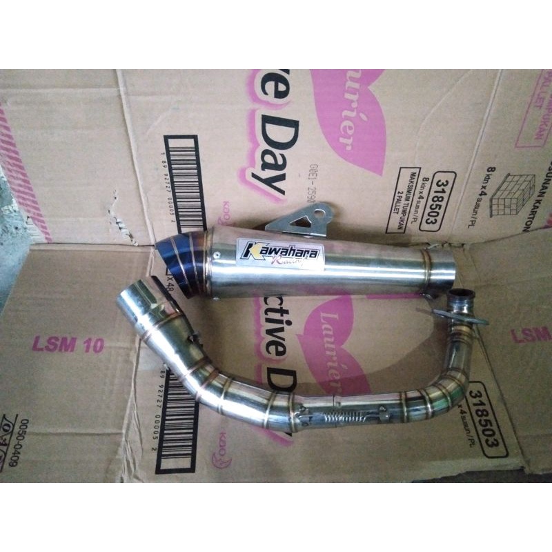 KNALPOT KAWAHARA JISOW CORONG BLUE PNP SCOOPY BEAT