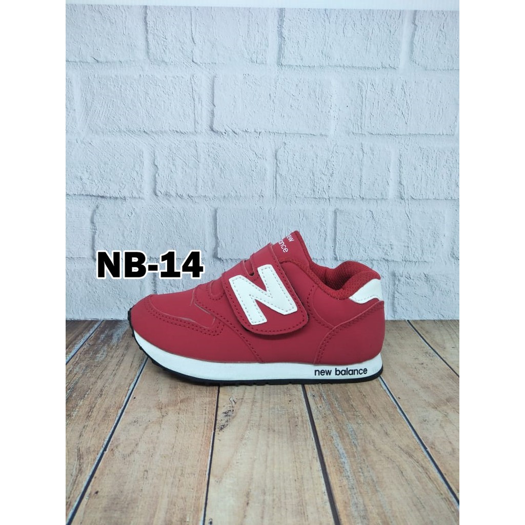 NB 14 Sepatu  sekolah  anak  Murah  merah putih TK SD  PAUD 