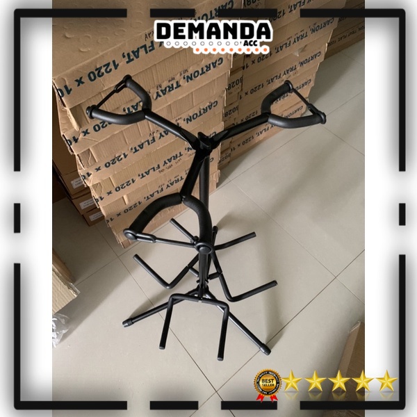 Stand gitar triple / stand untuk 3 gitar sekaligus mantap