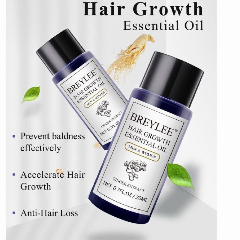 BREYLEE HAIR GROWTH ESSENTIAL OIL HAIR TREATMENT 20ml Anti-hair Loss hair care PENUMBUH RAMBUT