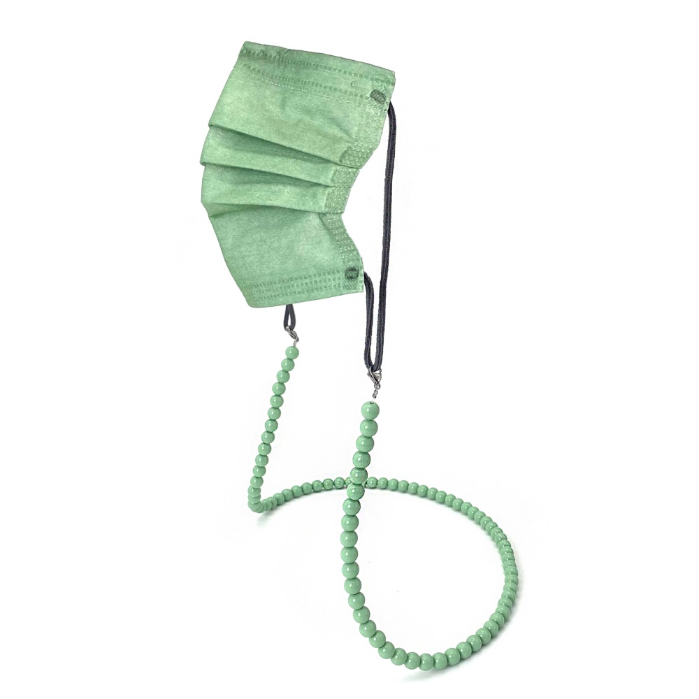 Tali Lanyard Gantung Leher Holder Masker Manik-Manik Anti Slip Untuk Pria / Wanita